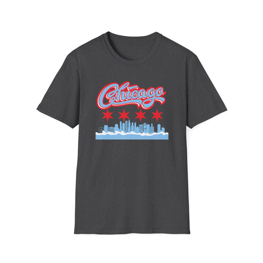 Chicago Flag Skyline T-Shirt