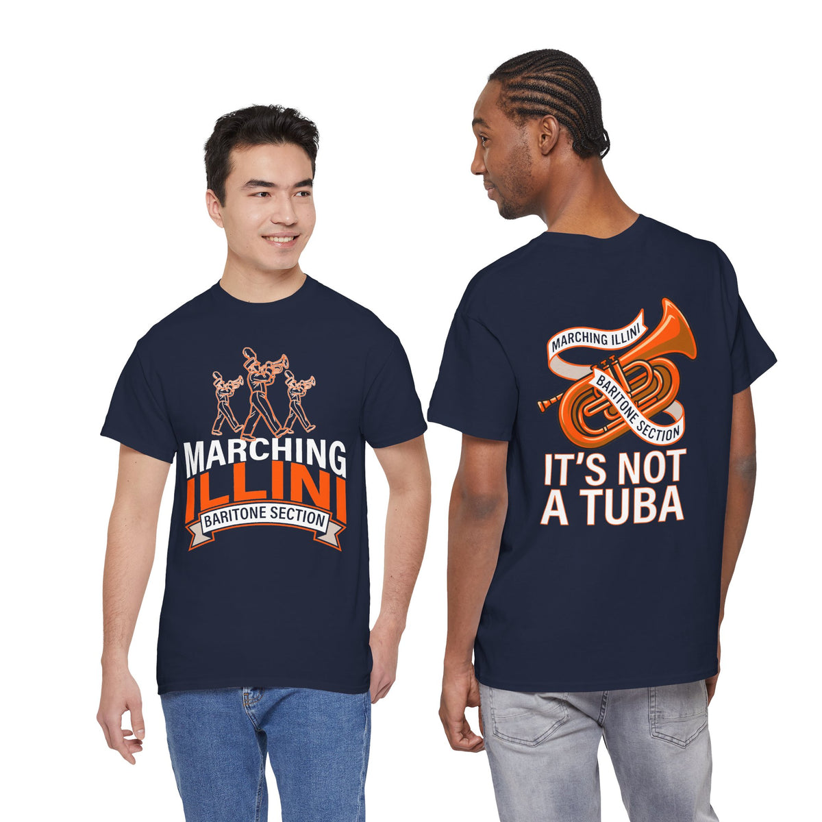 Marching Illini T-Shirt - Baritone Section Unisex T-Shirt