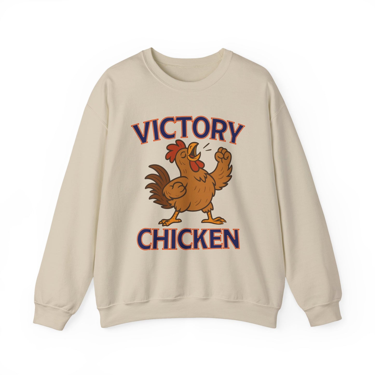 Victory Chicken - Bears Win Edition - Chicago Unisex Pullover Sweatshirt