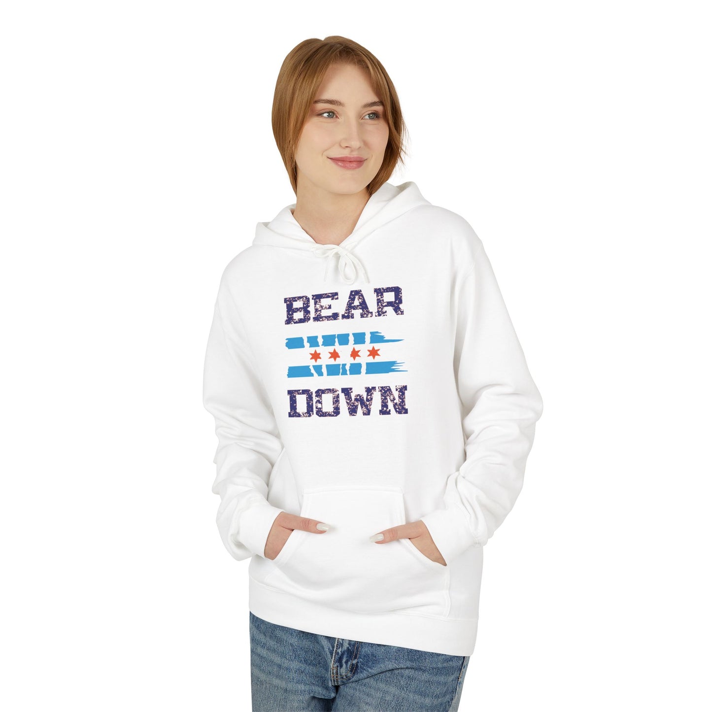 Chicago Bears 'Bear Down' Unisex Fleece Hoodie - Perfect for Game Day & Casual Wear