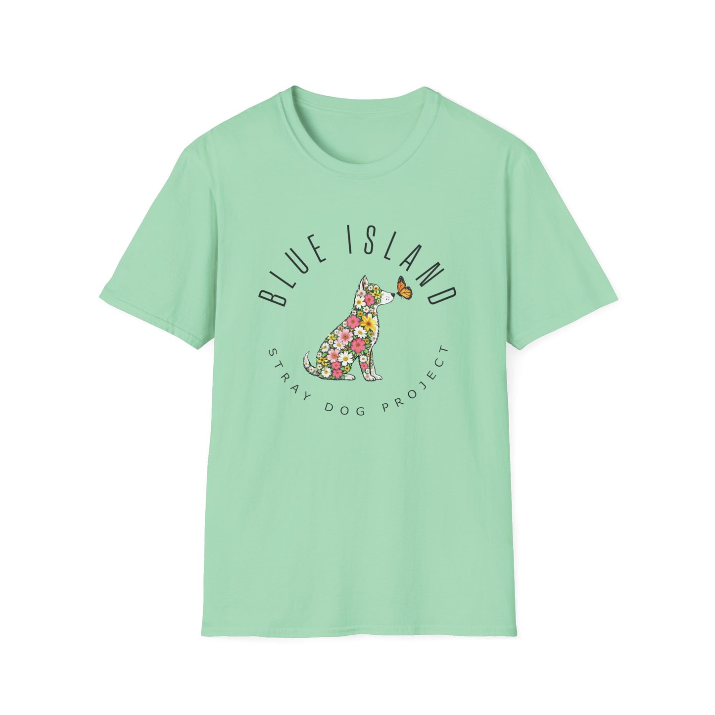 Blue Island Stray Dog Project Spring Tee (Adult Unisex sizes)