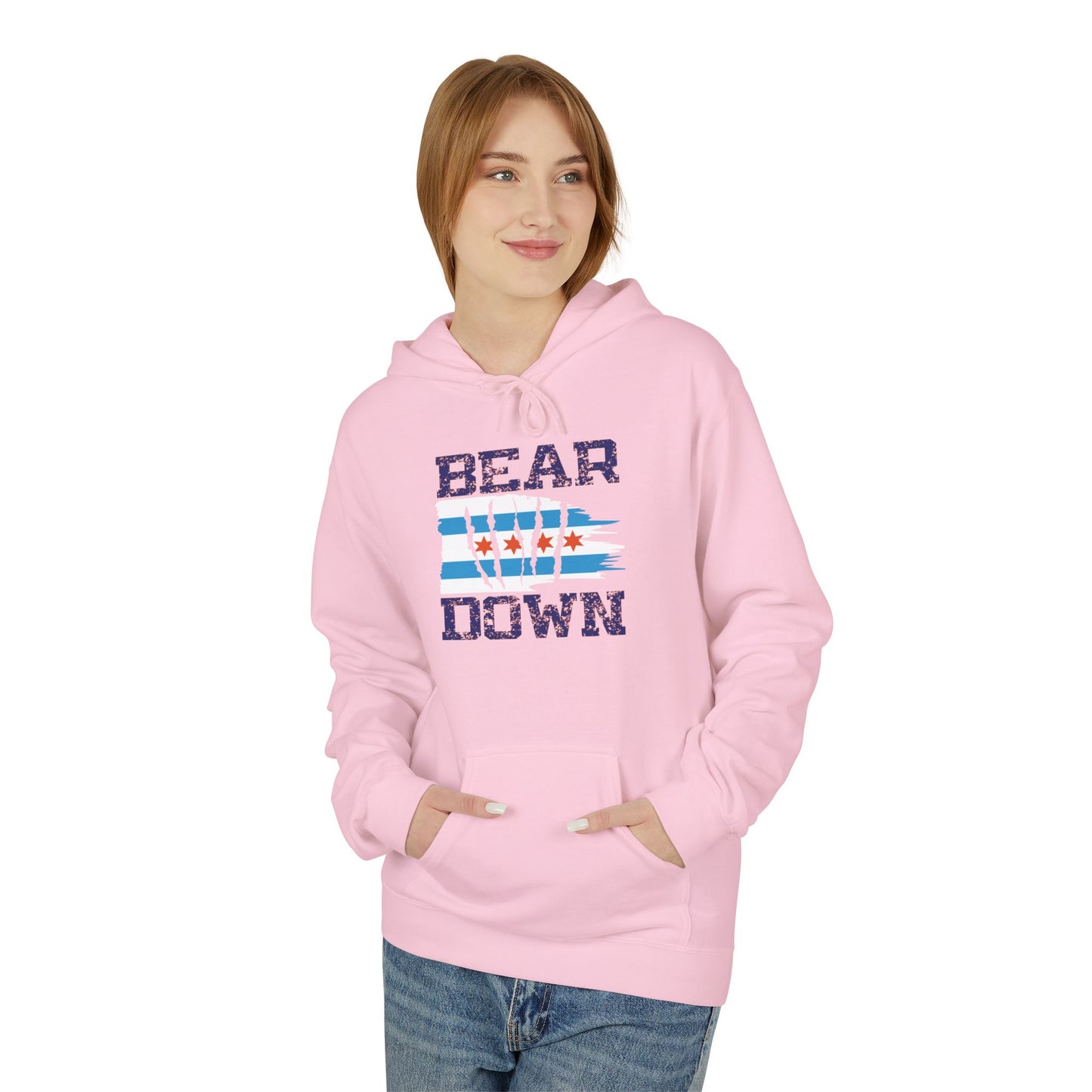 Chicago Bears 'Bear Down' Unisex Fleece Hoodie - Perfect for Game Day & Casual Wear