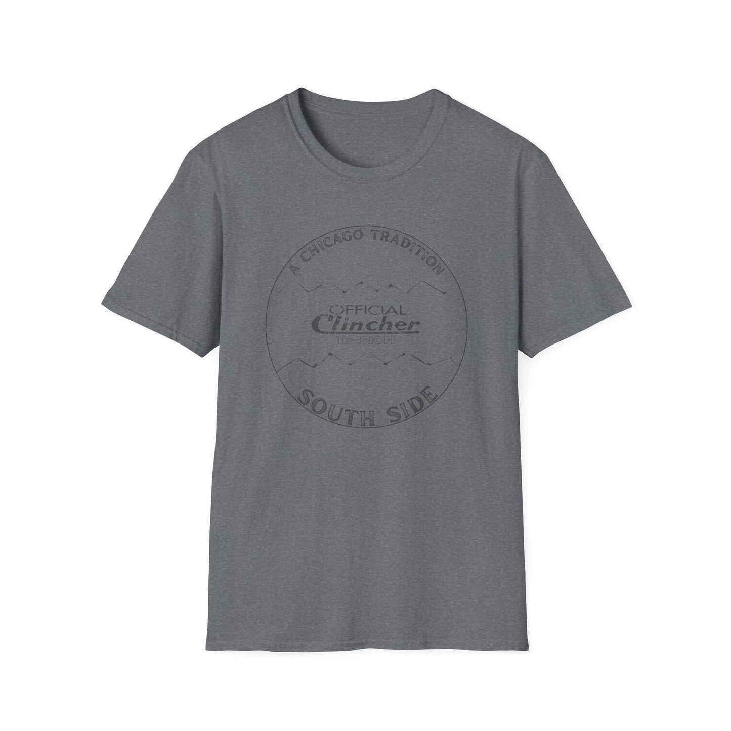 16-Inch Softball - A Chicago Tradition - Unisex Softstyle T-shirt