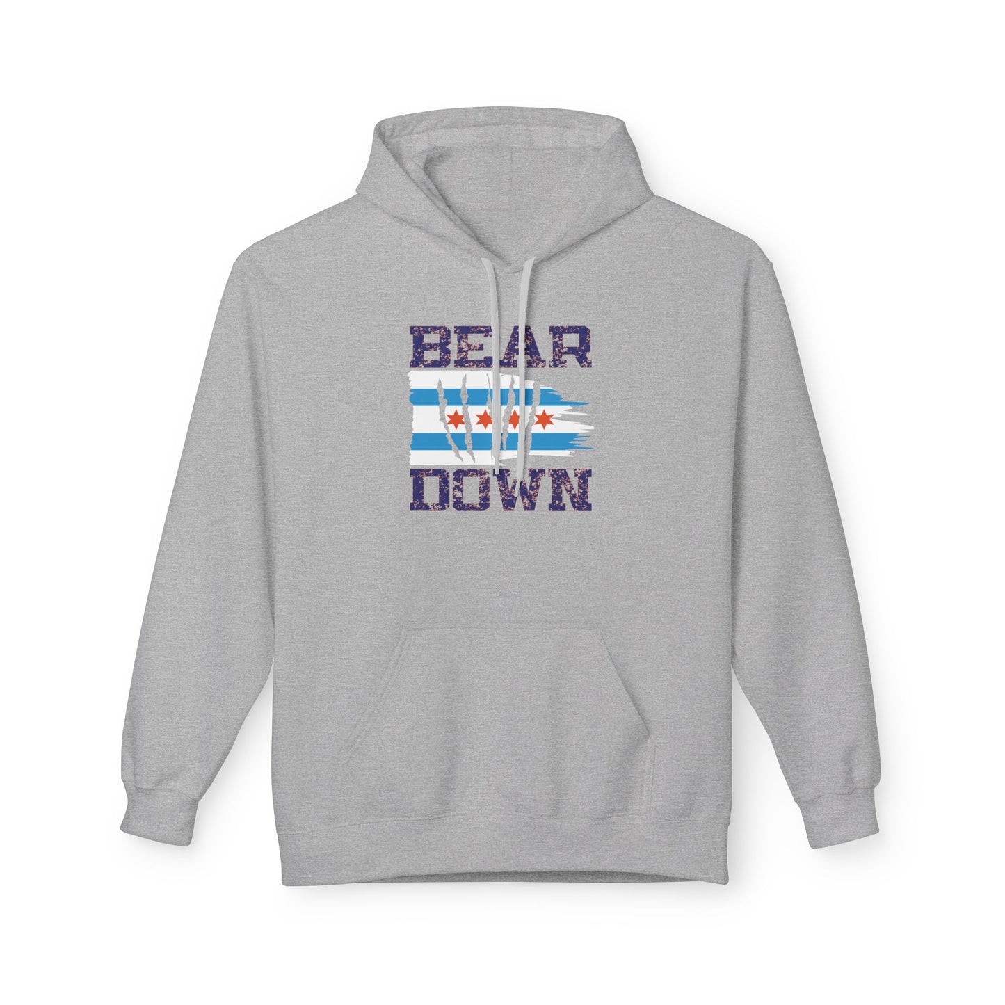 Chicago Bears 'Bear Down' Unisex Fleece Hoodie - Perfect for Game Day & Casual Wear