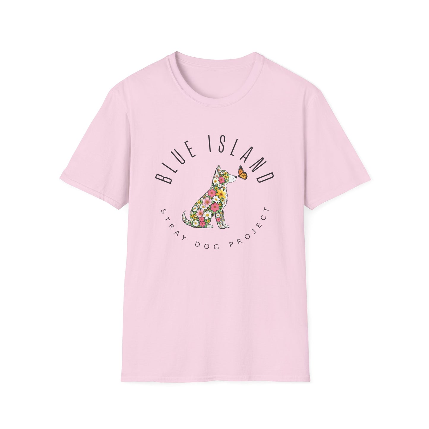 Blue Island Stray Dog Project Spring Tee (Adult Unisex sizes)