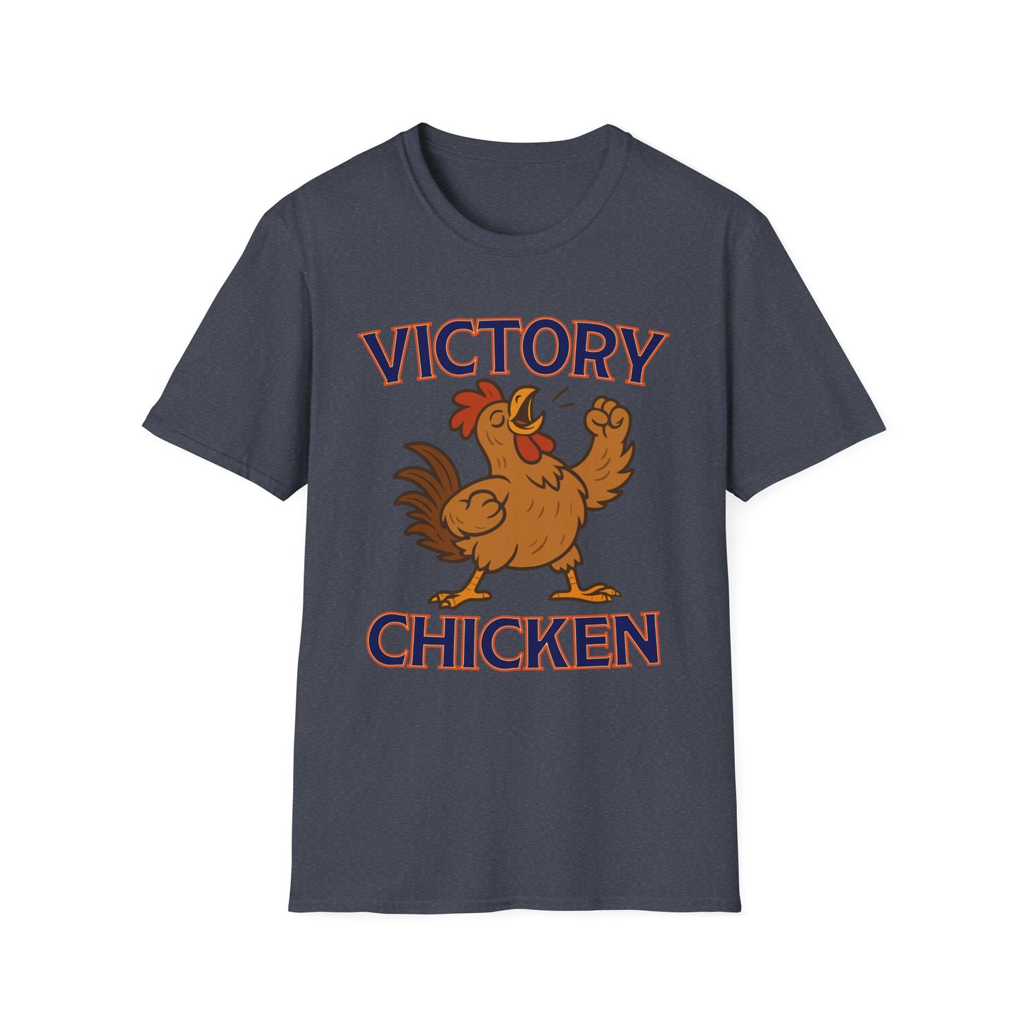 Victory Chicken - Chicago Bears Win Edition - Softstyle Unisex T-Shirt