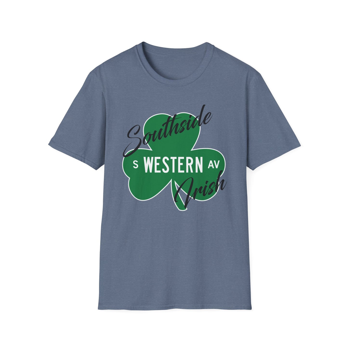 Chicago Southside Irish St. Patrick's Day Parade Western Avenue Shamrock T-shirt