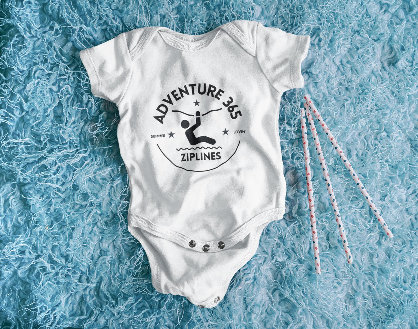 Adventure 365 - Onesies® Brand White Short-Sleeve Bodysuit - ITYSL