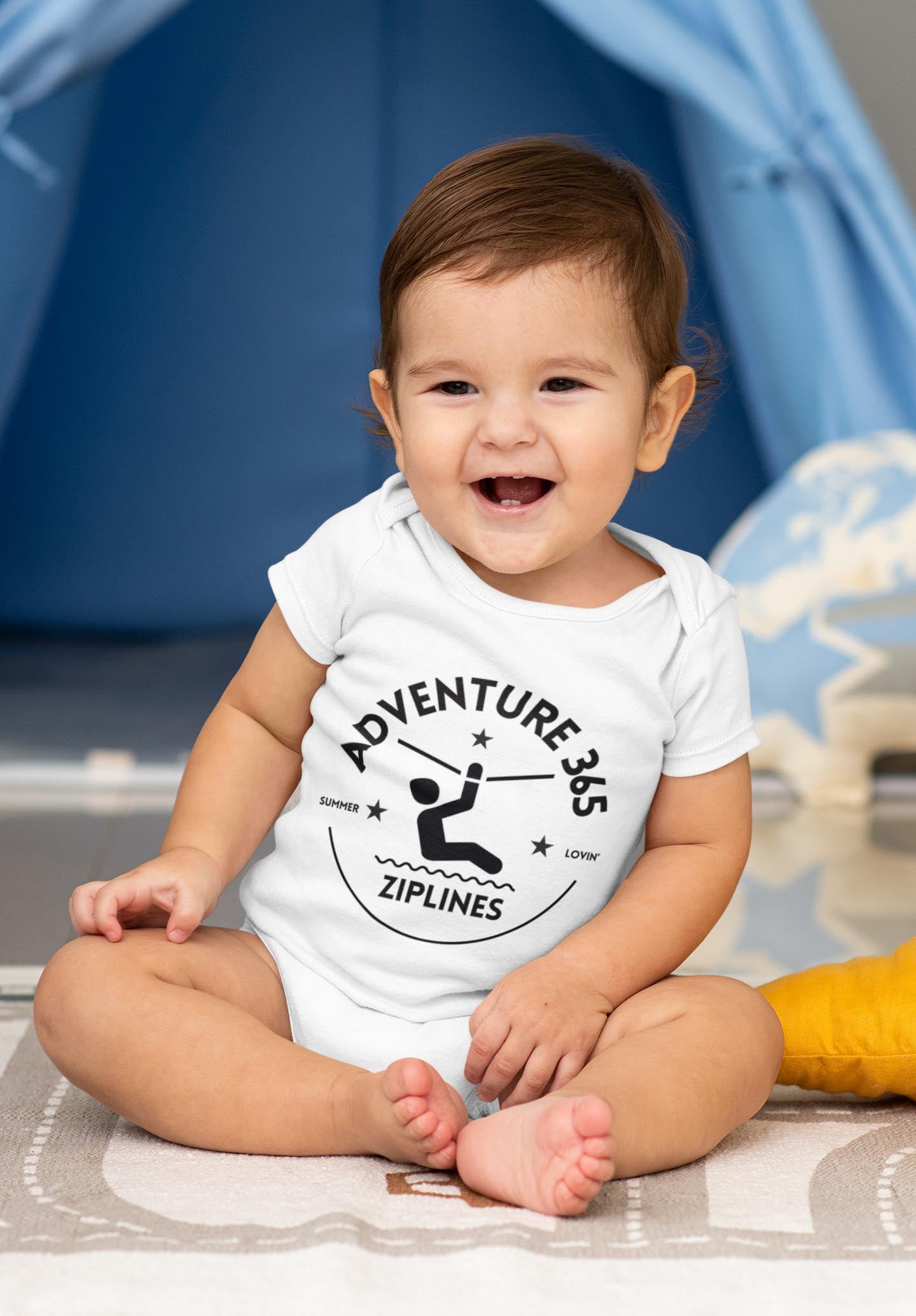 Adventure 365 - Onesies® Brand White Short-Sleeve Bodysuit - ITYSL