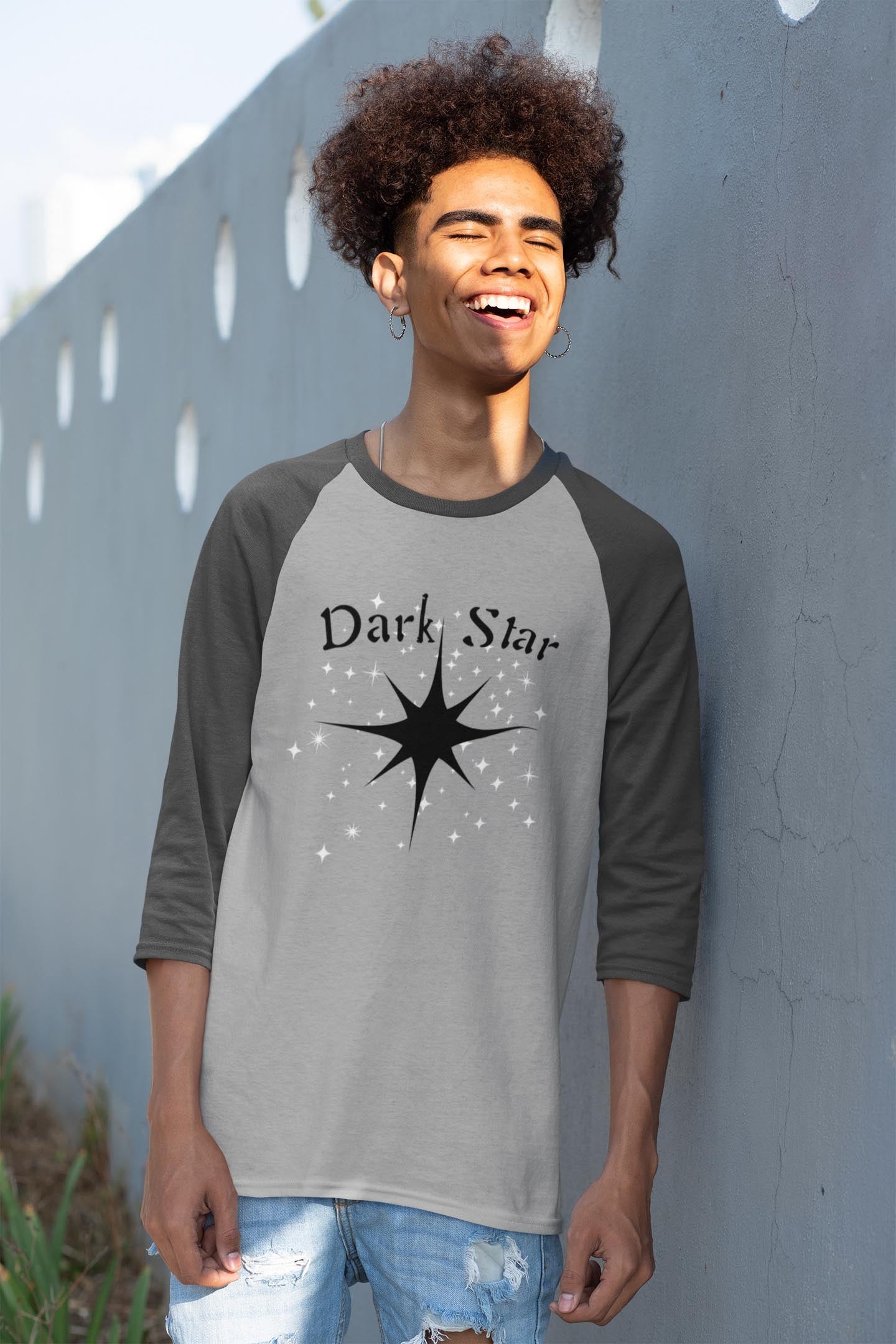 Dark Star Grateful Dead-Inspired Raglan Tee