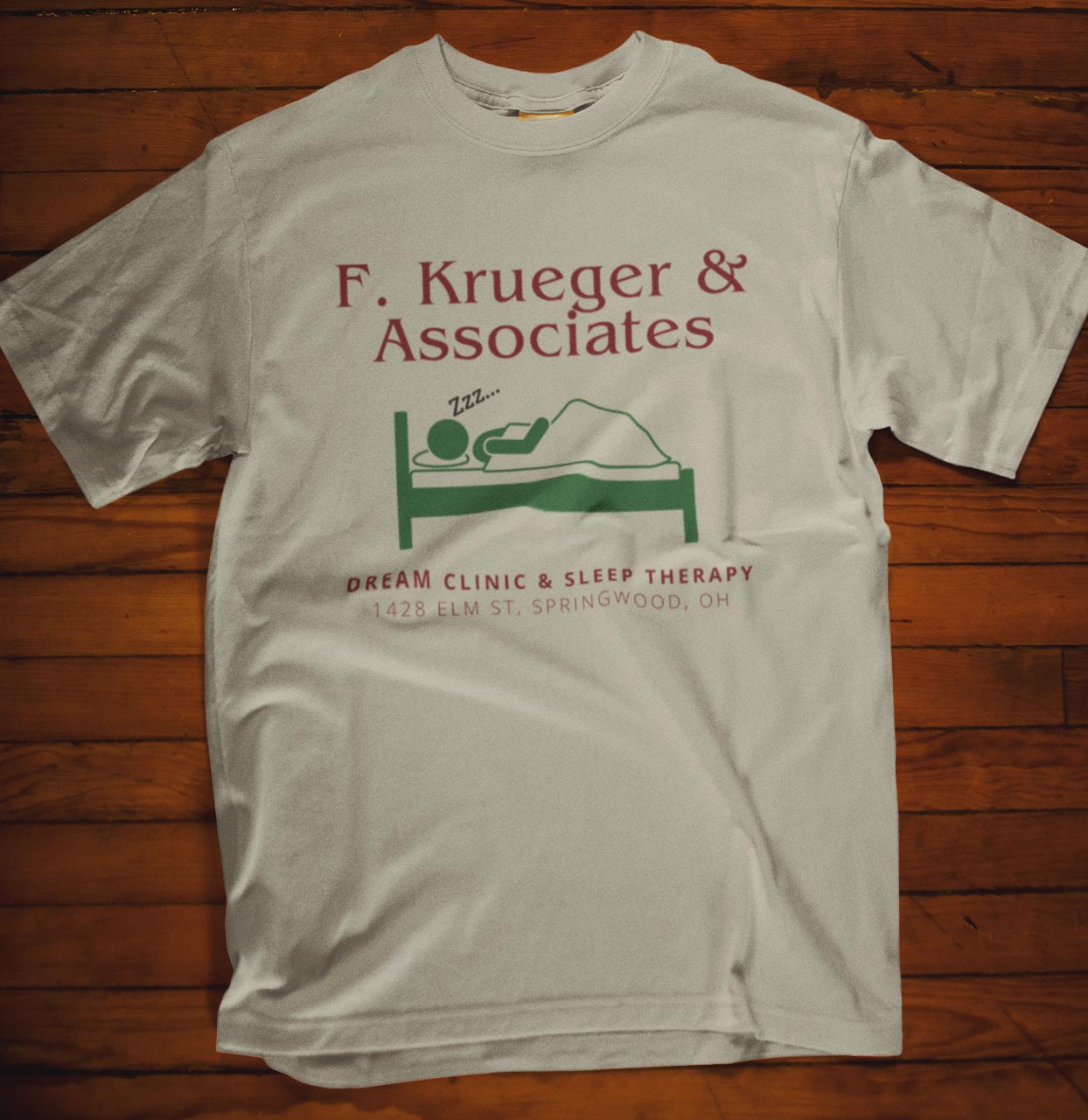 Krueger Dream Clinic and Sleep Therapy - Nightmare on Elm Street T-Shirt